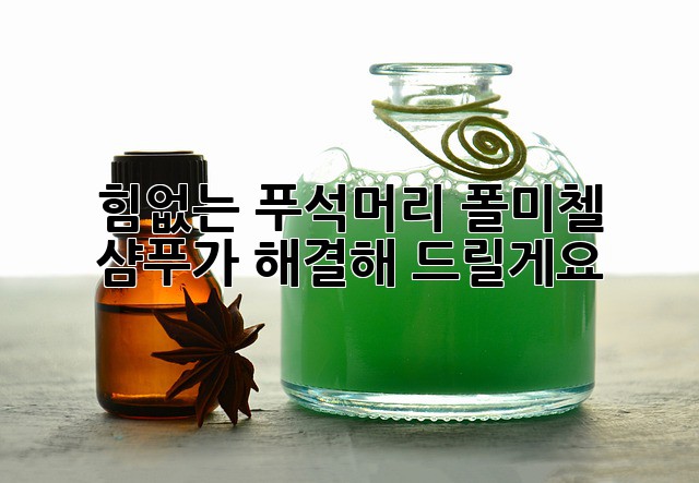 힘없는 푸석머리? 폴미첼 샴푸가 해결해 드릴게요! ✨