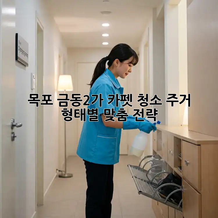 목포 금동2가 카펫 청소🏠✨ 주거 형태별 맞춤 전략!