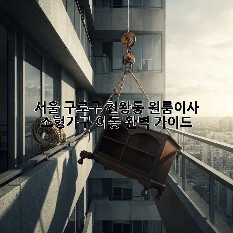 서울 구로구 천왕동 원룸이사, 소형가구 이동 완벽 가이드