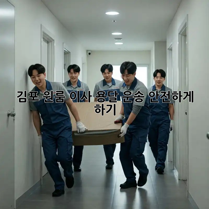 김포 원룸 이사, 용달 운송 안전하게 하기