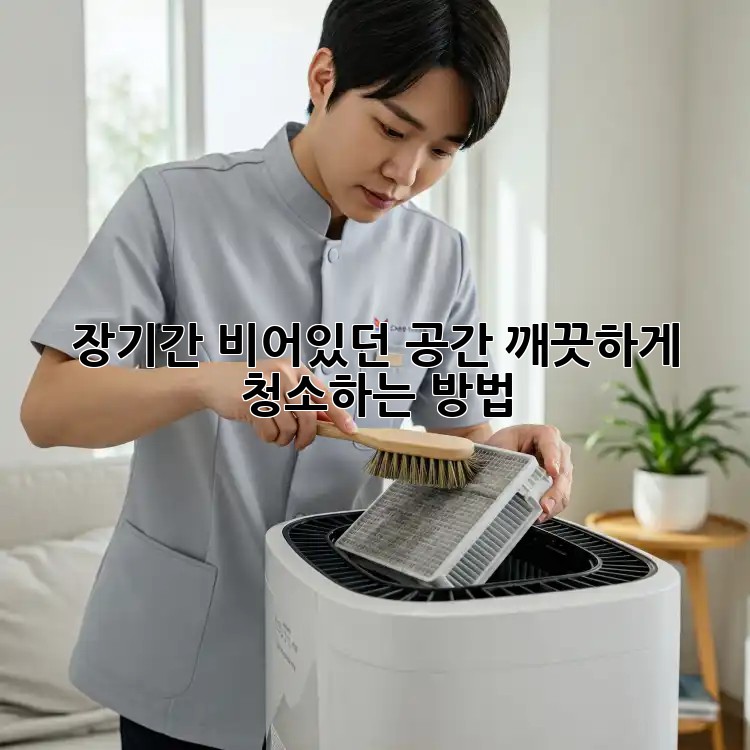 장기간 비어있던 공간, 깨끗하게 청소하는 방법