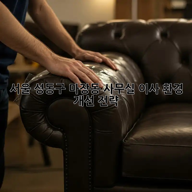 서울 성동구 마장동 사무실 이사, 환경 개선 전략
